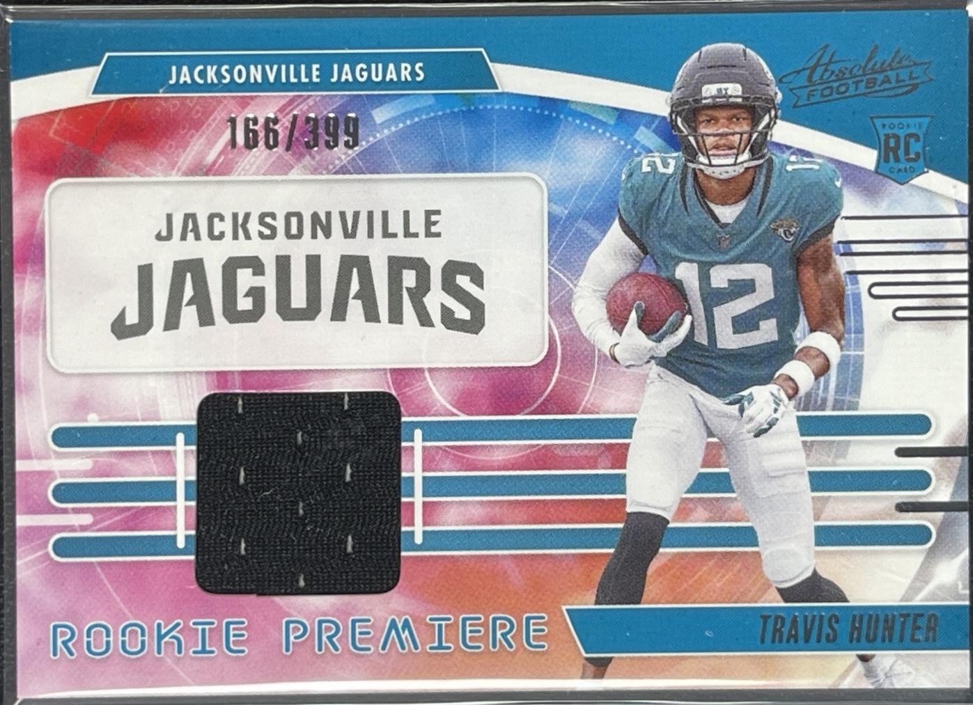 Travis Hunter #1 2025 Panini Absolute Rookie Premiere Materials Football