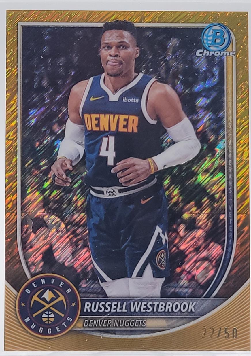 Russell Westbrook [Gold Shimmer Refractor] #BCV-102