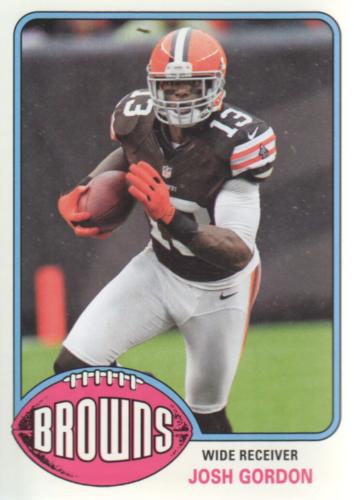 Josh Gordon #7 Football Cards 2013 Topps Archives