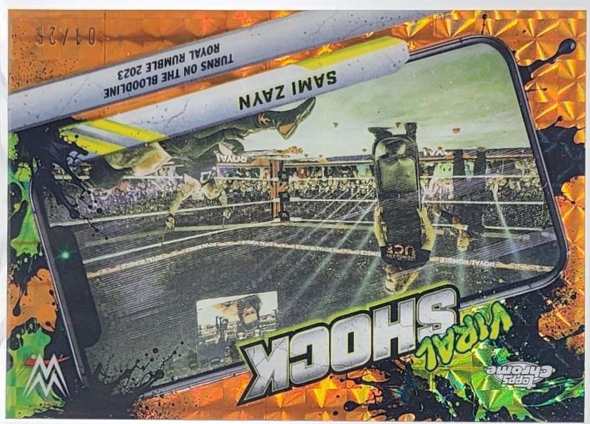 Sami Zayn [Orange Geometric Refractor] #VIR-20