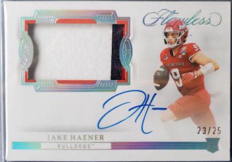 Jake Haener [Horizontal Patch Autograph] #131
