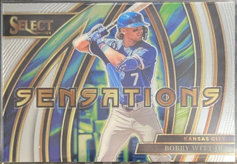 Bobby Witt Jr. #24 Baseball Cards 2024 Panini Select Sensations