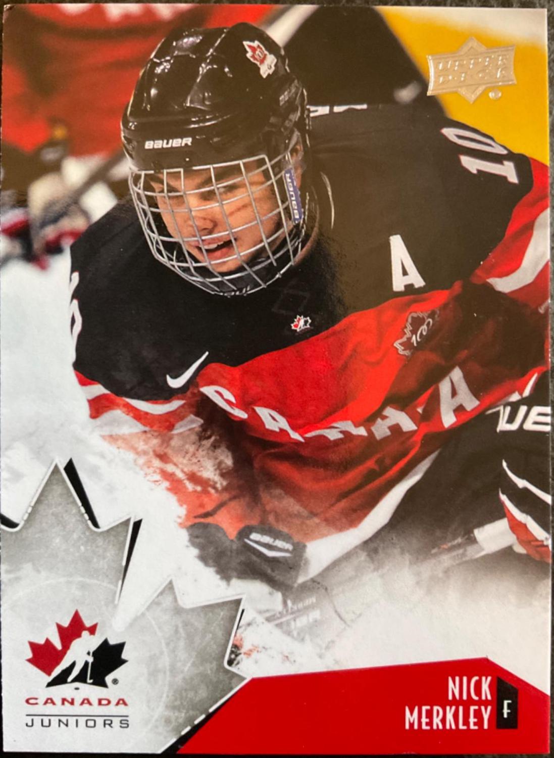 Nick Merkley #5 Hockey Cards 2015 Upper Deck Team Canada Juniors