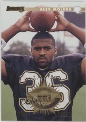 Alex Molden #210 Football Cards 1996 Panini Donruss