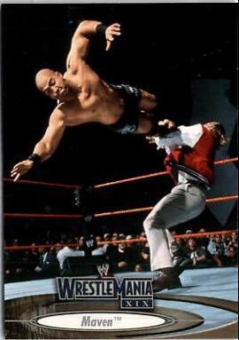 Maven #37 Wrestling Cards 2003 Fleer WWE WrestleMania XIX