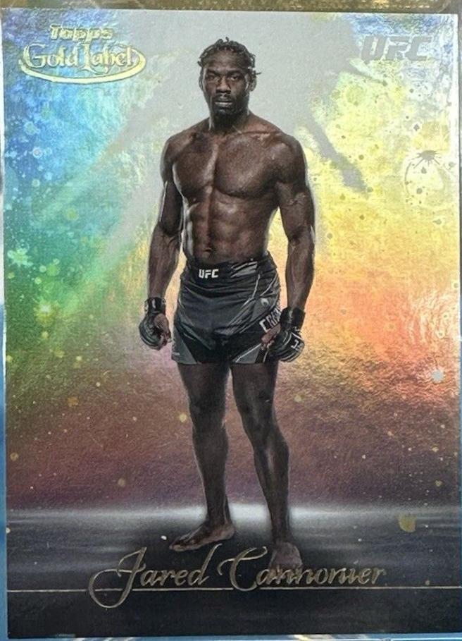 Jared Cannonier #RG-17 Ufc Cards 2024 Topps Gold Label UFC Reigning Gold