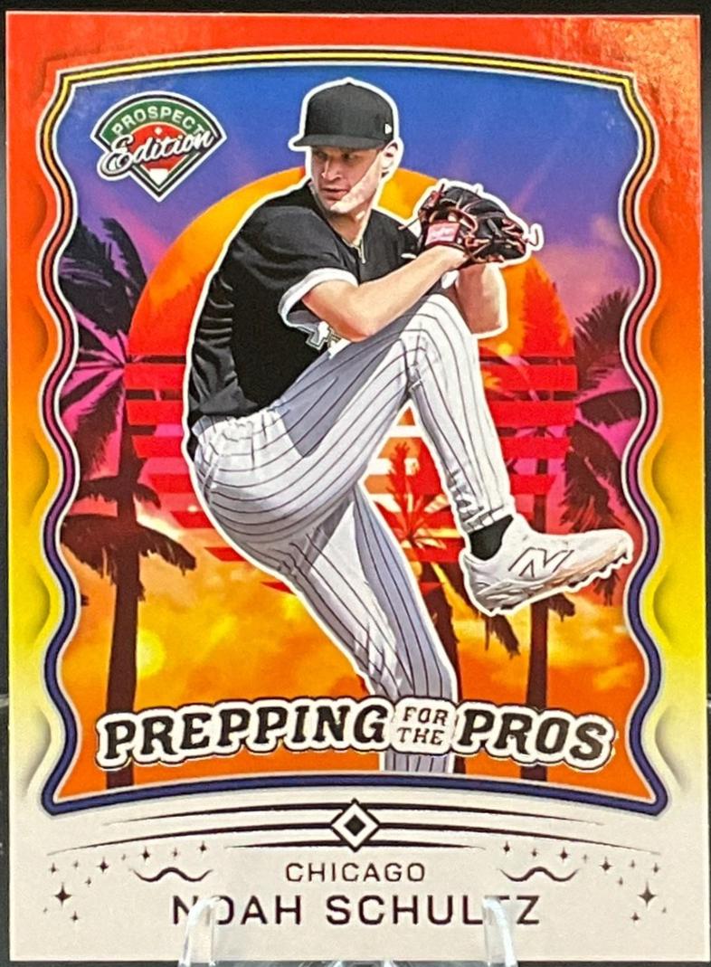 Noah Schultz #16 2025 Panini Prospect Edition Baseball Prepping for the Pros