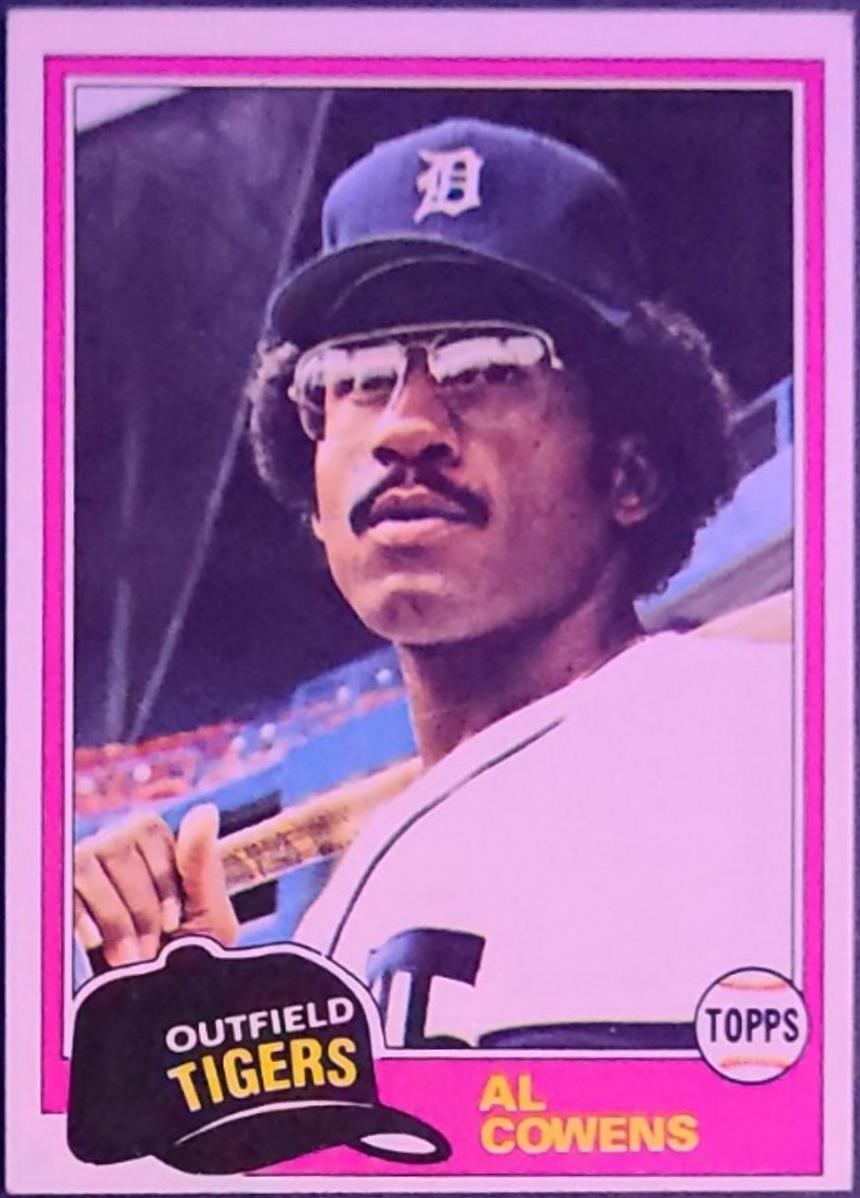 Al Cowens #123 Baseball Cards 1981 Topps