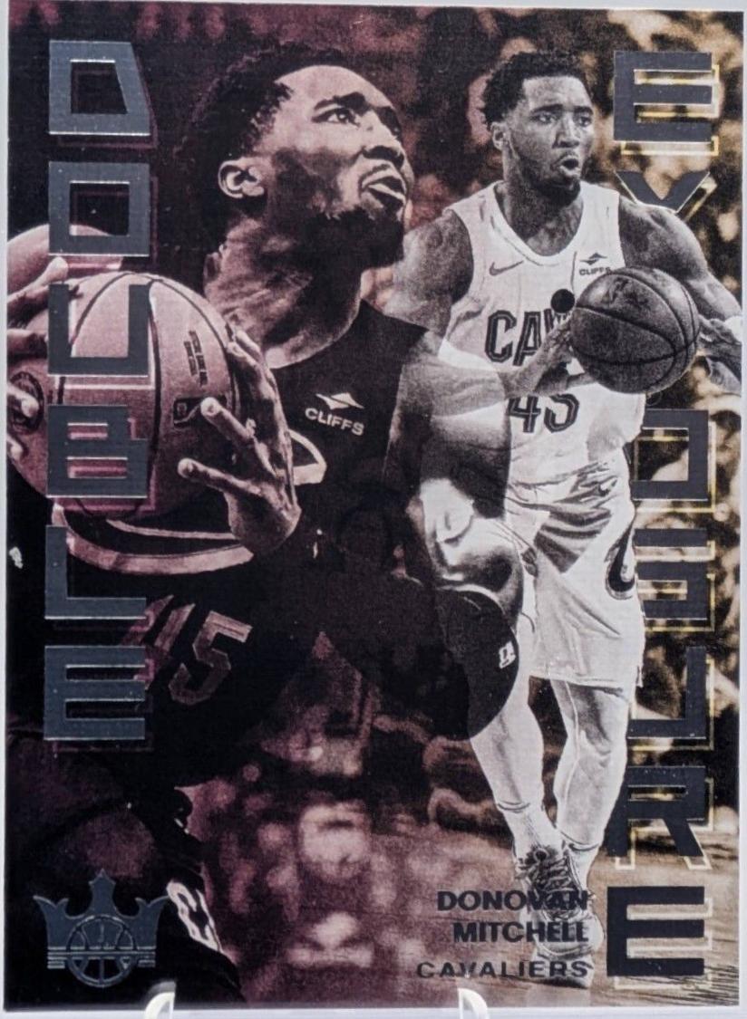 Donovan Mitchell #13 Basketball Cards 2024 Panini Court Kings Double Exposure
