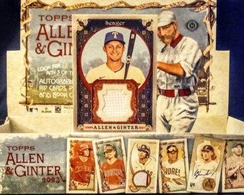 Corey Seager #AGRB-CS Baseball Cards 2023 Topps Allen & Ginter Relics B