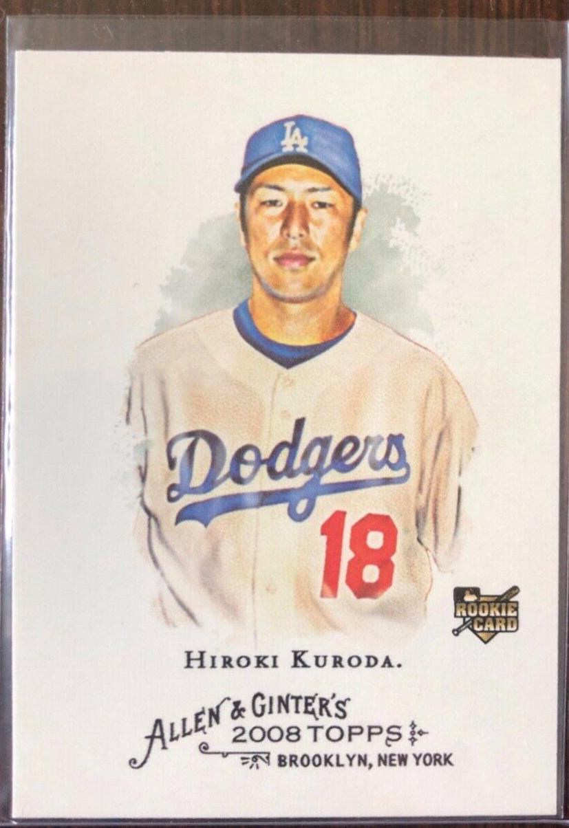 Hiroki Kuroda #16 Baseball Cards 2008 Topps Allen & Ginter