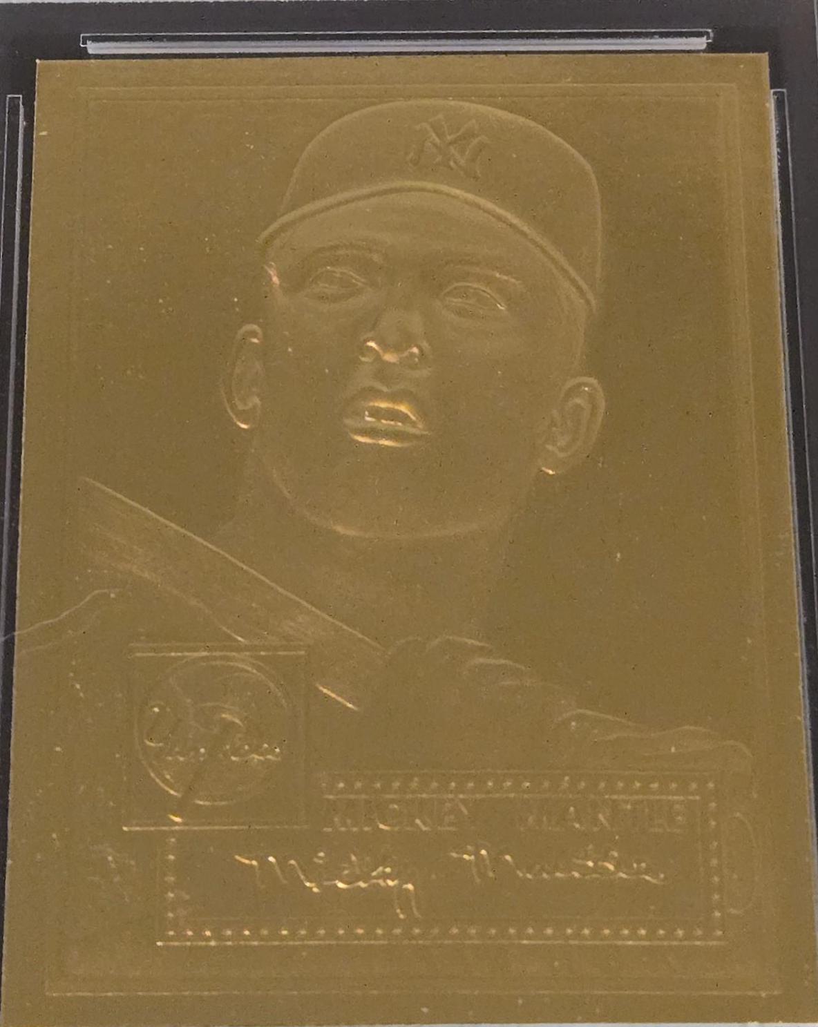 Mickey Mantle #311 Baseball Cards 1997 Fleer 23 KT Gold