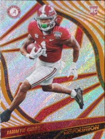 Jahmyr Gibbs #28 Football Cards 2023 Panini Chronicles Draft Picks Revolution