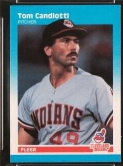 Tom Candiotti #16 Baseball Cards 1987 Fleer Mini