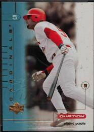 Albert Pujols #35 Baseball Cards 2002 Upper Deck Ovation