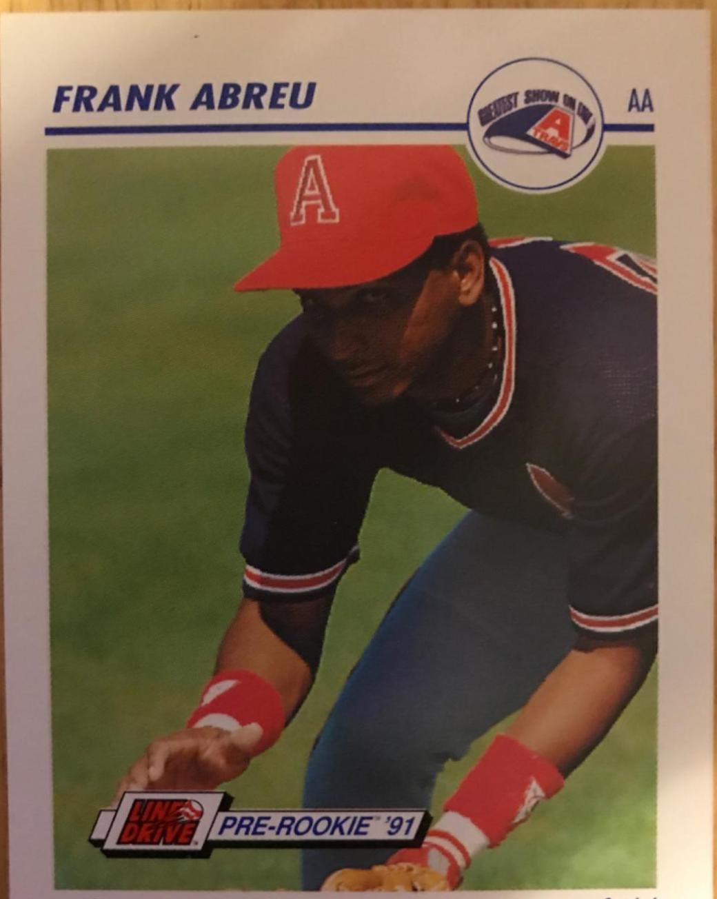 Frank Abreu #26 Baseball Cards 1991 Impel Line Drive Pre Rookie AA