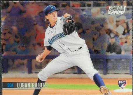 Logan Gilbert #180 2021 Stadium Club Chrome Baseball