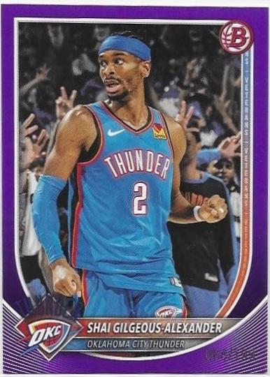 Shai Gilgeous-Alexander #106 2025-26 Bowman Basketball