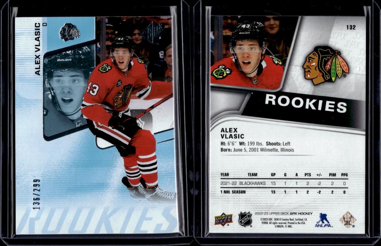 Alex Vlasic #132 2022-23 SPx Hockey