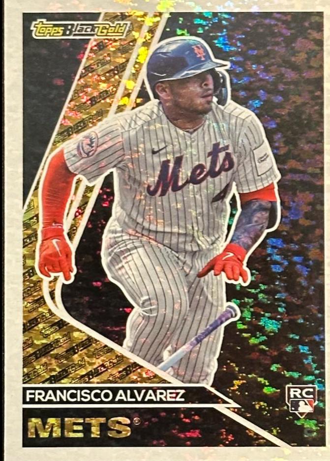 Francisco Alvarez #BG-16 Baseball Cards 2023 Topps Update Black Gold