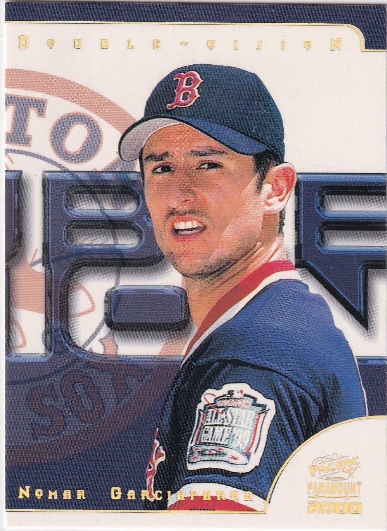 Nomar Garciaparra #21 Baseball Cards 2000 Pacific Paramount Double Vision