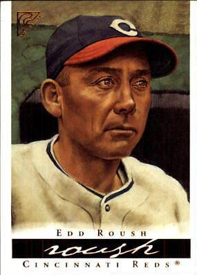 Edd Roush #9 Baseball Cards 2003 Topps Gallery HOF