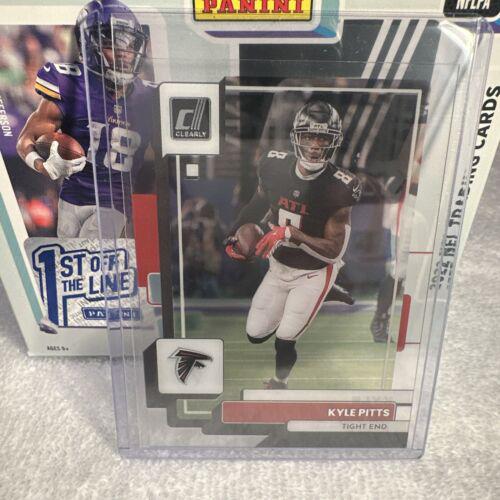 Kyle Pitts #2 Football Cards 2022 Panini Clearly Donruss
