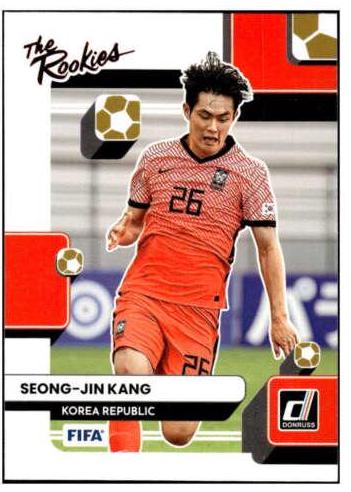 Seong jin Kang #9 Soccer Cards 2022 Panini Donruss The Rookies