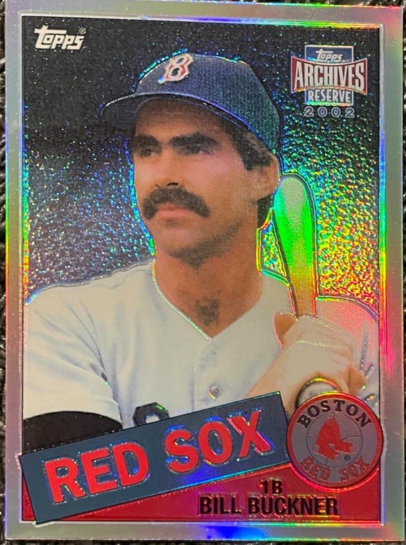 Bill Buckner #15 Baseball Cards 2002 Topps Archives Reserve