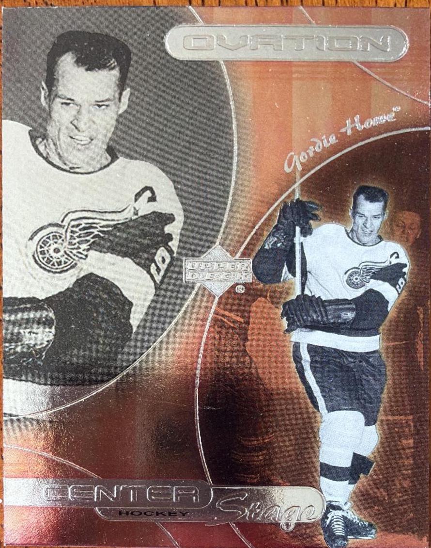 Gordie Howe #CS8 1999 Upper Deck Ovation Center Stage Hockey