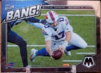 Josh Allen #B-1 Football Cards 2021 Panini Mosaic Bang