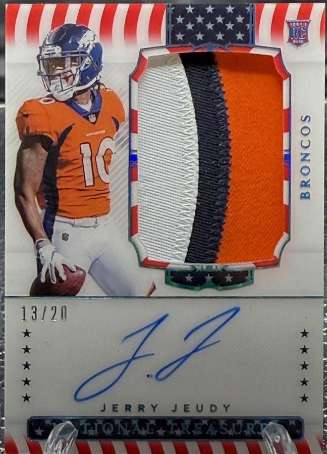 Jerry Jeudy [Patch Autograph Stars & Stripes] #163