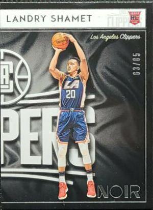Landry Shamet #187 Basketball Cards 2018 Panini Noir