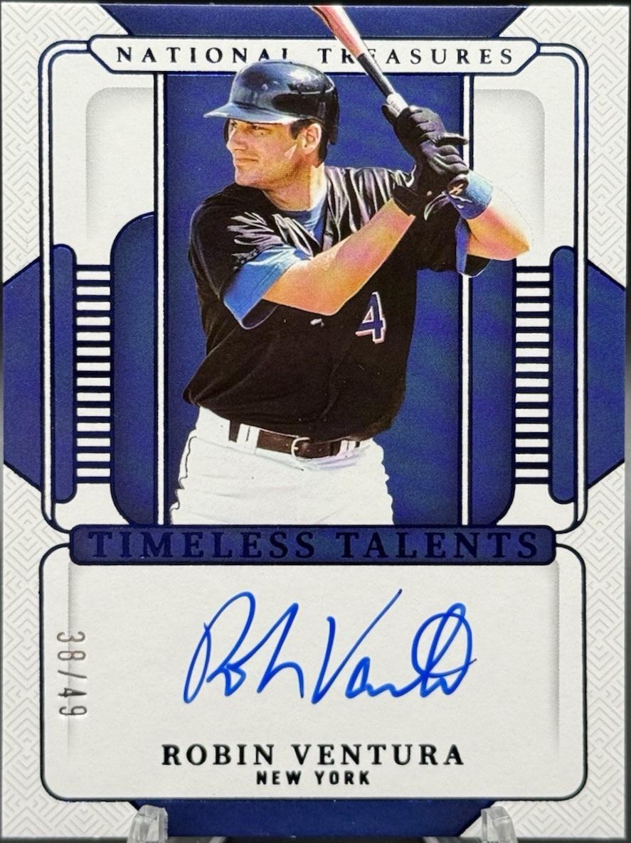 Robin Ventura #5 2025 Panini National Treasures Baseball Timeless Talents Signatures
