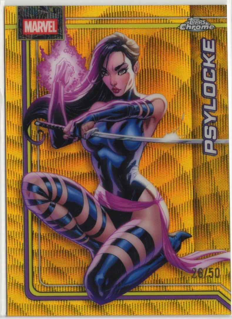 Psylocke Gold Wave Refractor