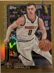 Christian Braun [Gold Rainbow] #102 Prices | 2025 Topps