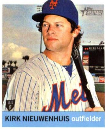Kirk Nieuwenhuis #61 Baseball Cards 2013 Topps Heritage