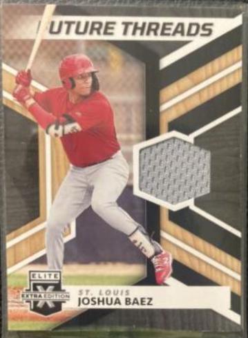 Joshua Baez #FT-JB 2022 Panini Elite Extra Edition Future Threads Baseball