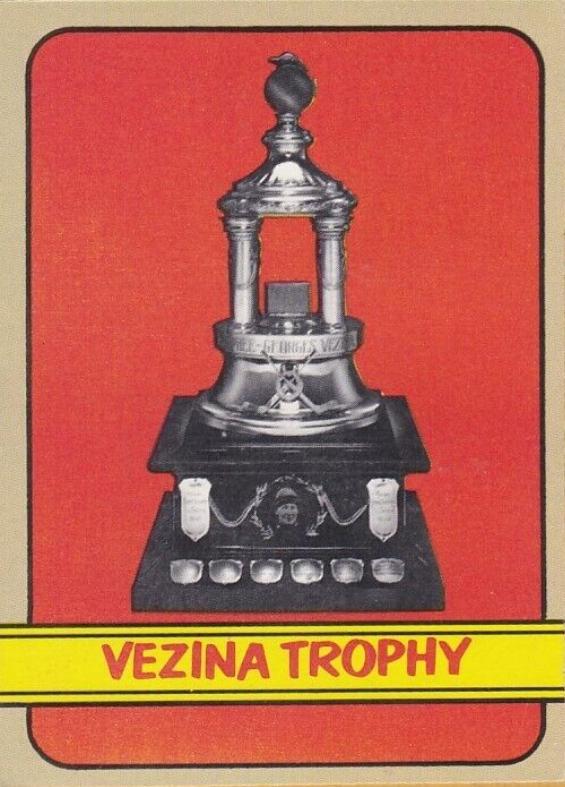 Vezina Trophy #173 Hockey Cards 1972 Topps