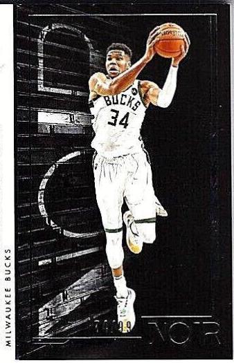 Giannis Antetokounmpo #30 2021-22 Panini Noir Basketball