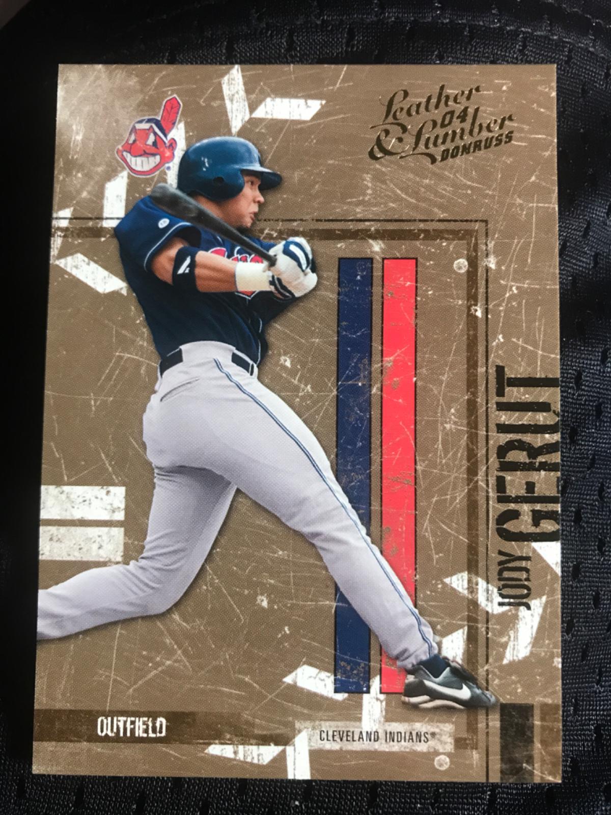 Jody Gerut #45 Baseball Cards 2004 Donruss Leather & Lumber