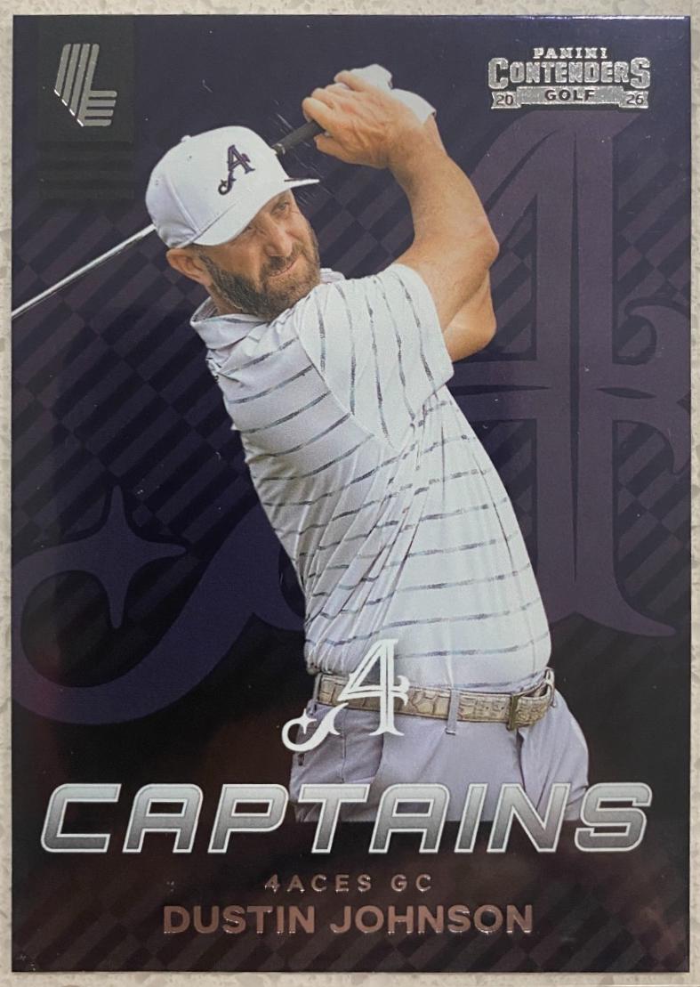 Dustin Johnson #1 2026 Panini Contenders LIV Captains Golf