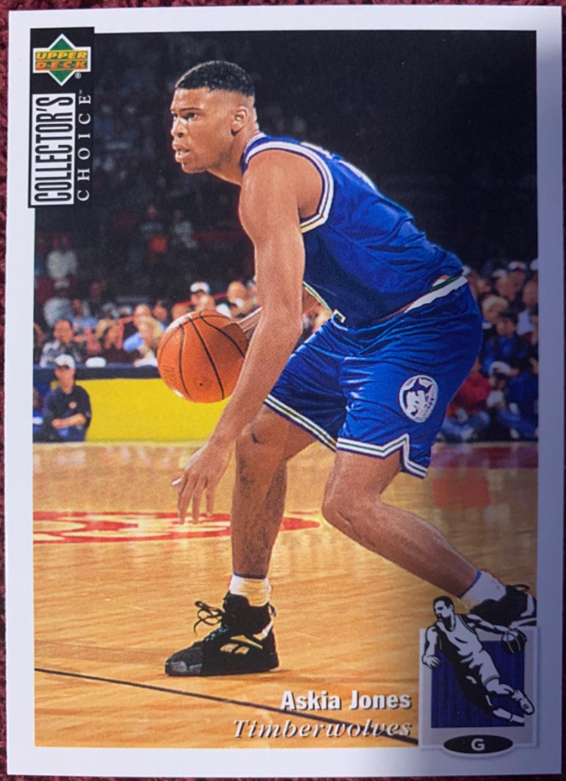 Askia Jones #360 Basketball Cards 1994 Collector's Choice