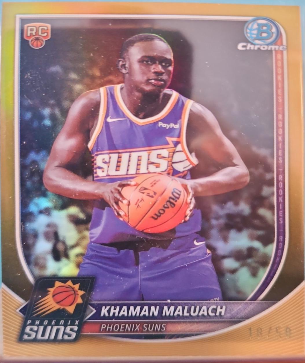 Khaman Maluach [Gold Refractor] #BCV-10