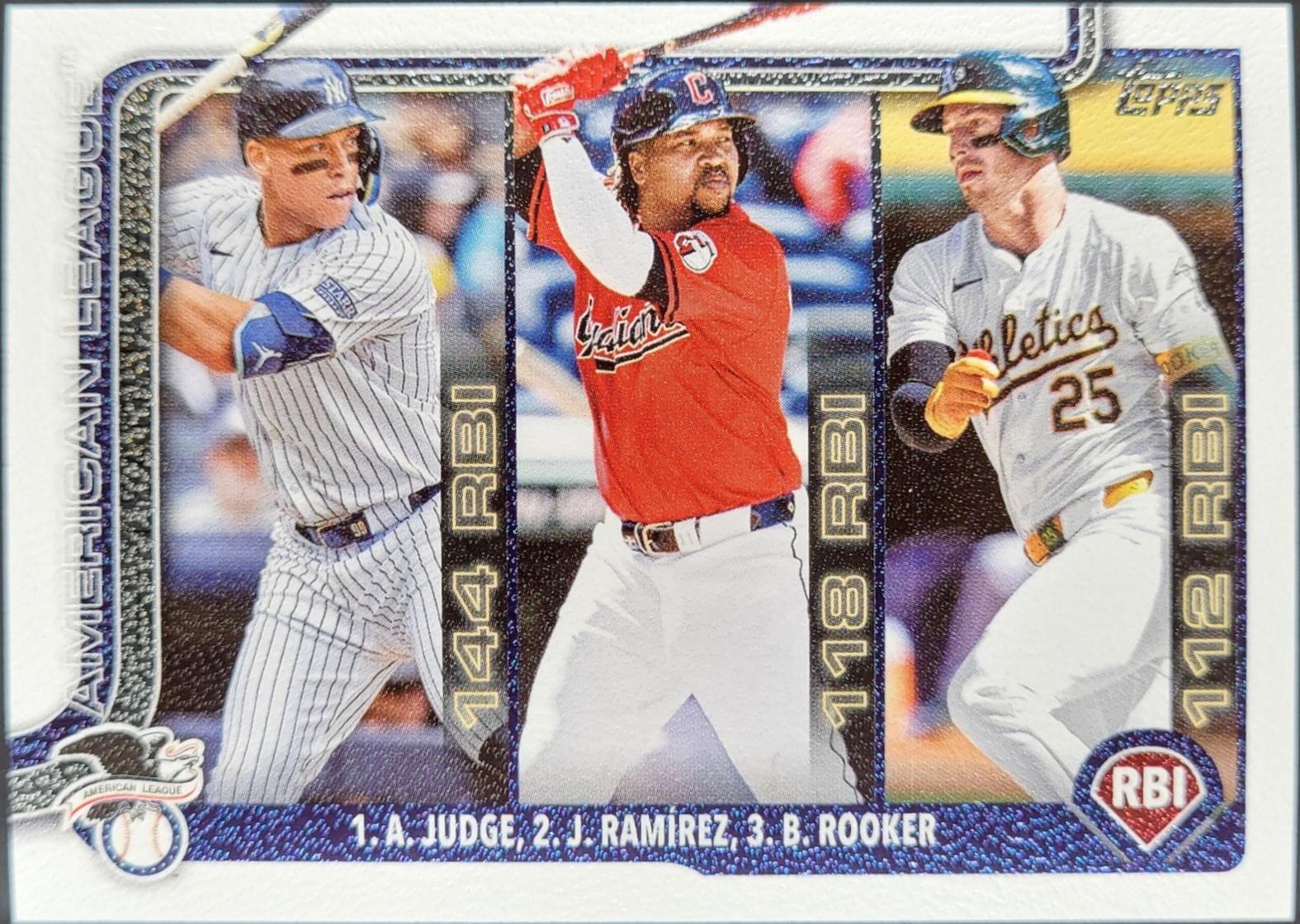 Jose Ramirez / Aaron Judge / Brent Rooker [Canvas] #29