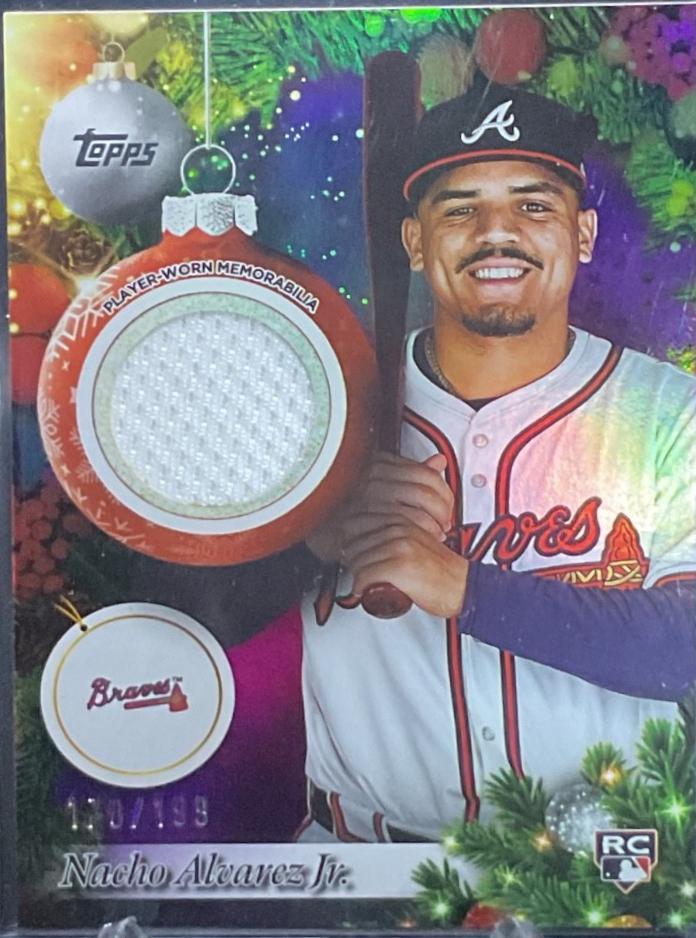 Nacho Alvarez Jr. #PR-NAL 2025 Topps Holiday Player Relic Baseball