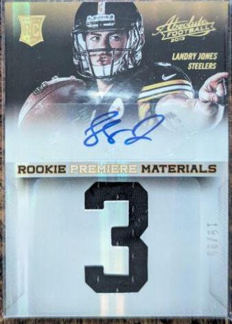 Landry Jones [Rookie Premiere Materials Signature Jumbo Jersey Number] #220