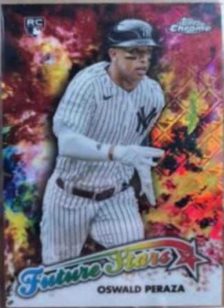 Oswald Peraza #FS-6 2023 Topps Chrome Future Stars Baseball