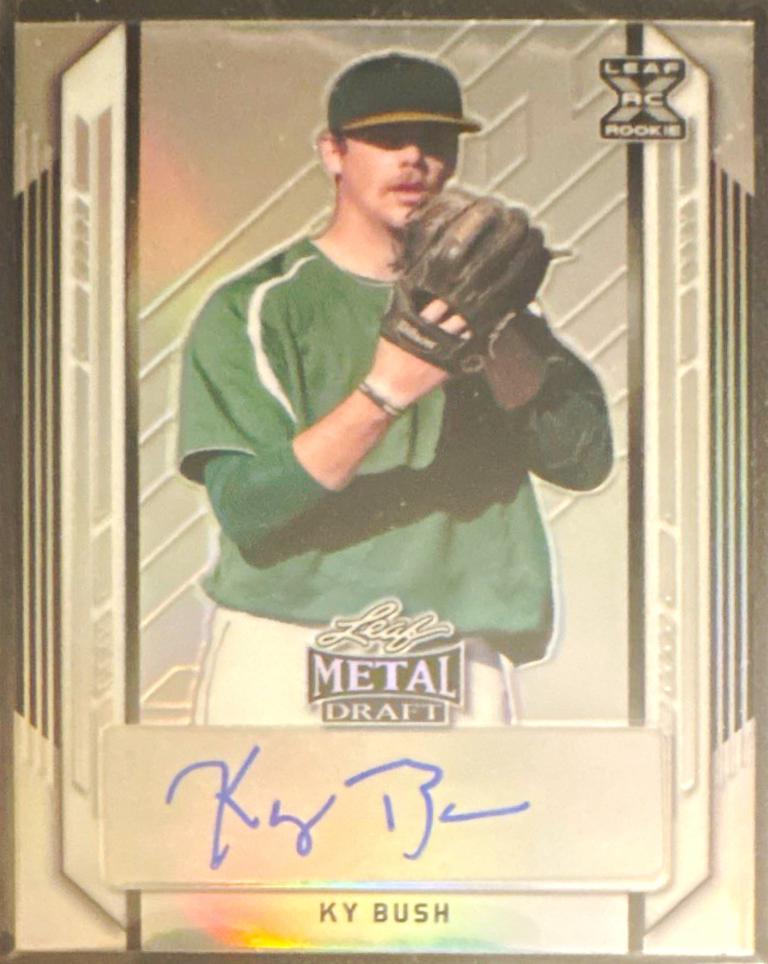 Ky Bush #BA-KB1 2021 Leaf Metal Draft Autograph Baseball