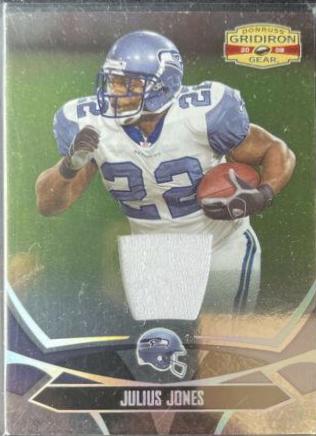 Julius Jones #88 2008 Panini Donruss Gridiron Gear Football